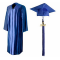 Shiny Fabric - Graduation Cap & Tassel - Adult/Teen Sizes